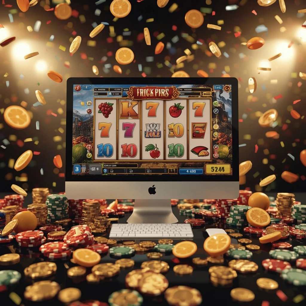 slot machines on the monitor Indibet Casino